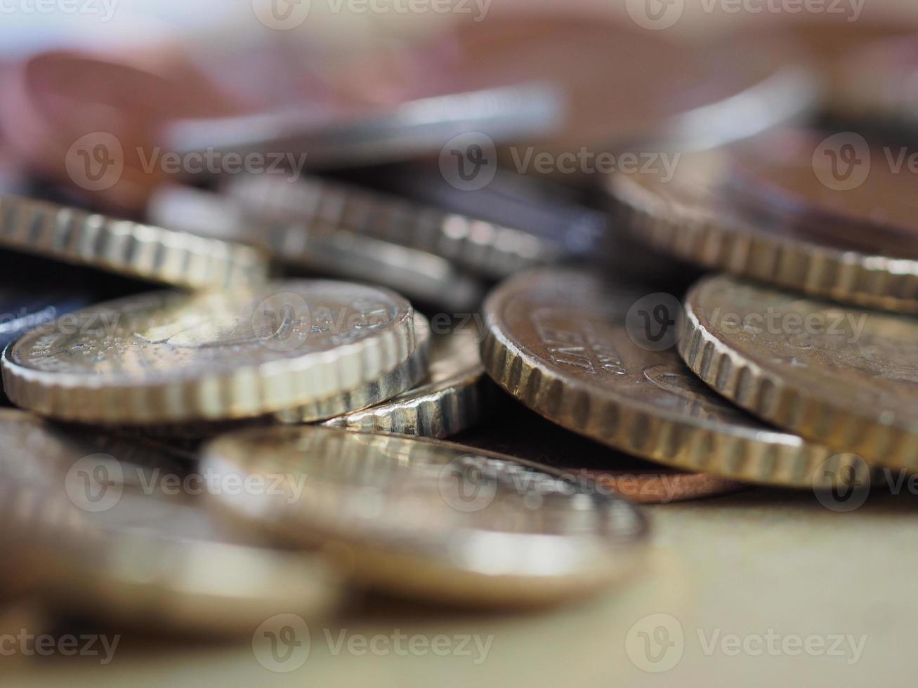 monedas de euro, unión europea foto