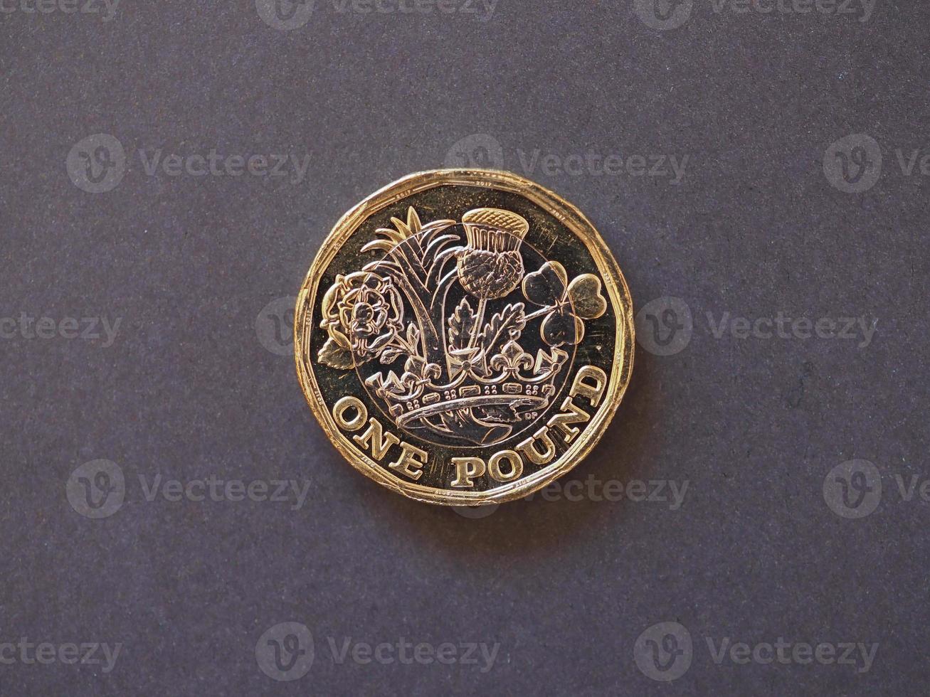 1 pound coin, United Kingdom photo