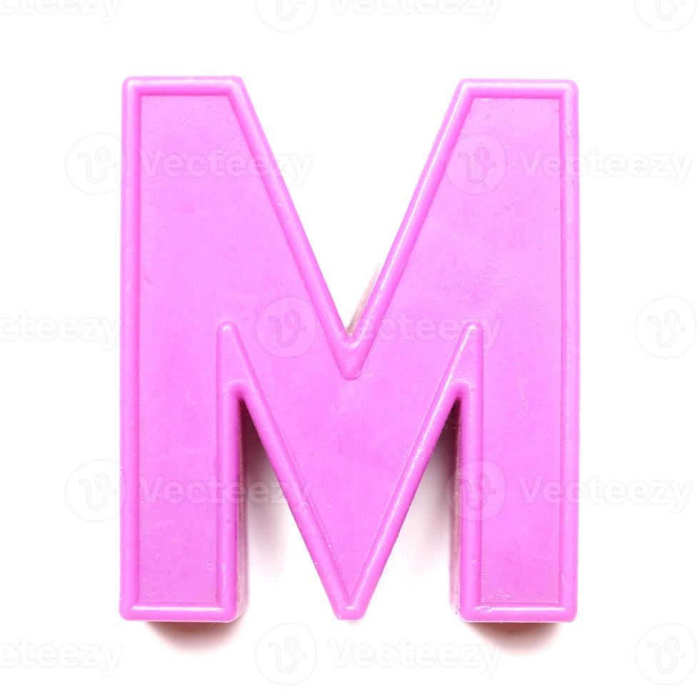 Magnetic uppercase letter M photo