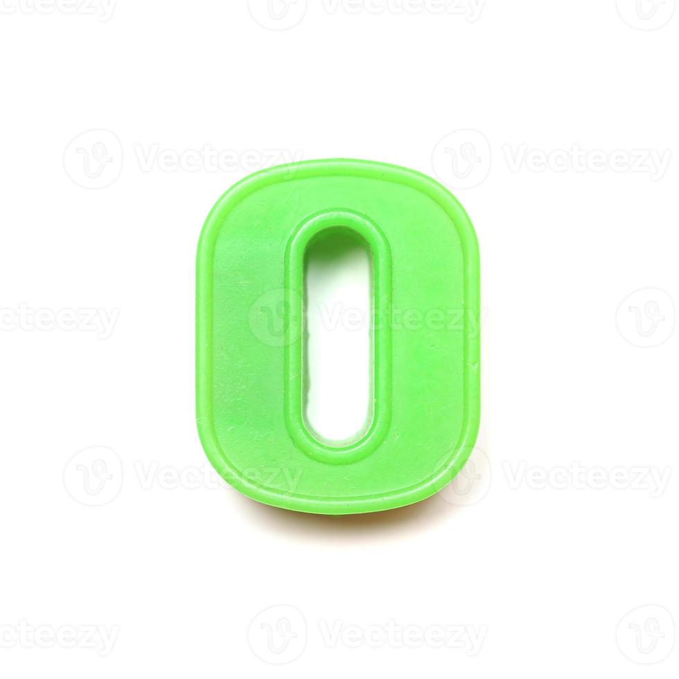 Magnetic lowercase letter O photo