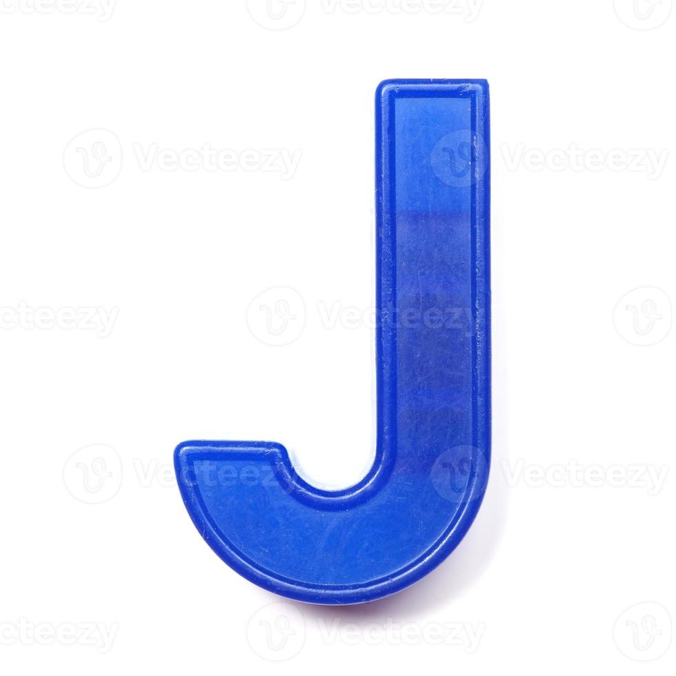 Magnetic uppercase letter J photo