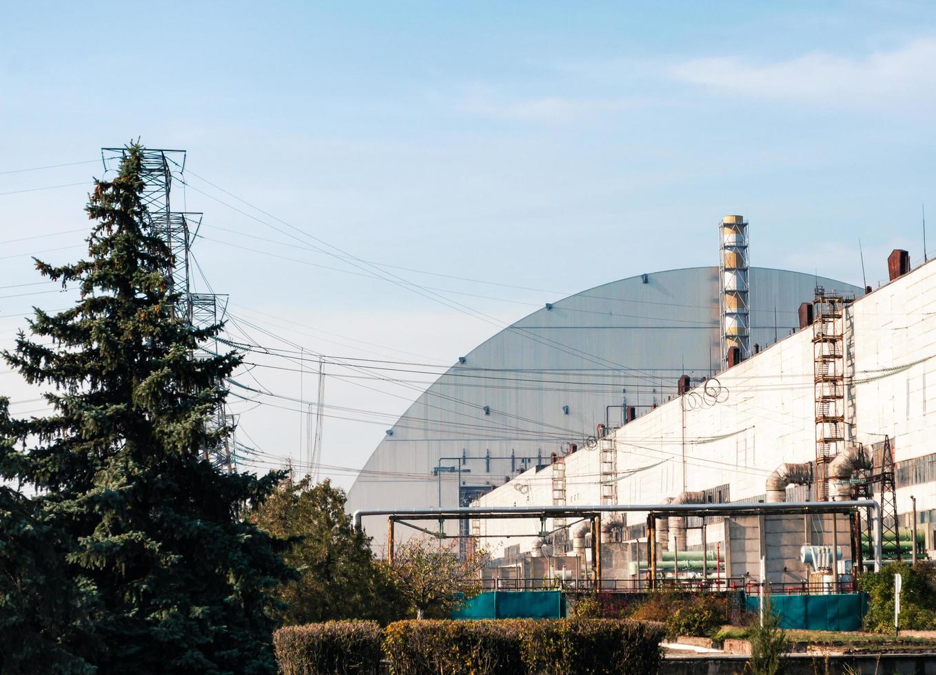 pripyat, ucrania, 2021 - planta de energía nuclear en chernobyl foto