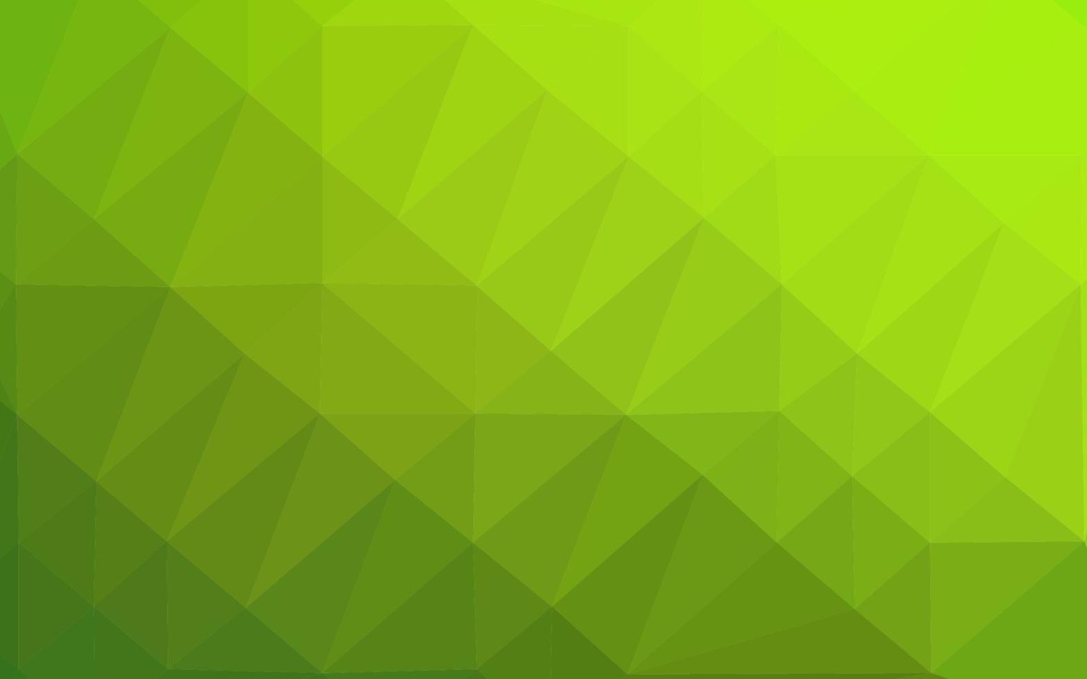 Light Green vector abstract polygonal cover.