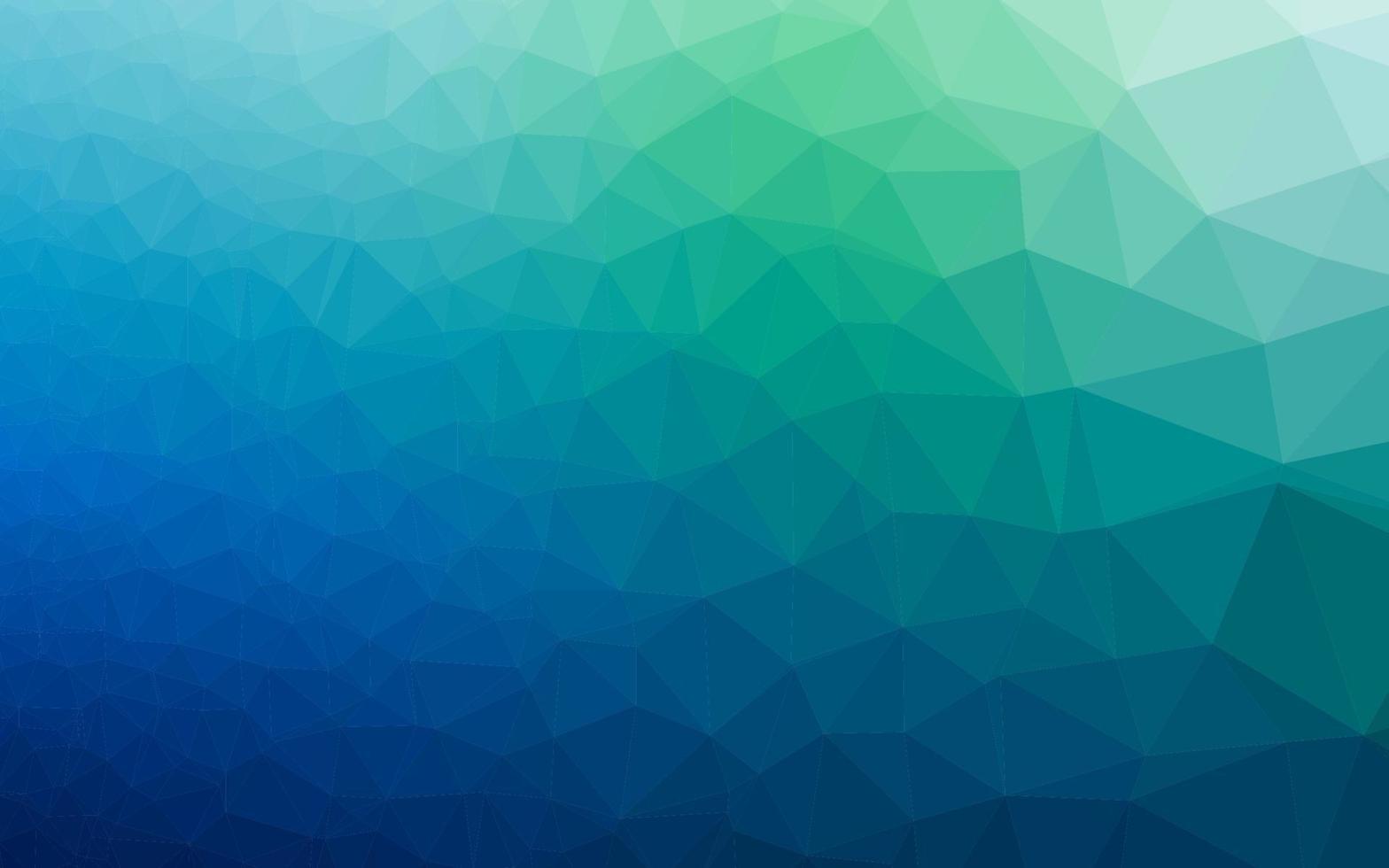 Dark Blue, Green vector polygonal template.