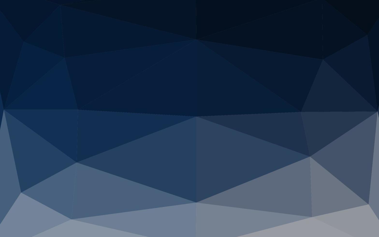 Dark BLUE vector polygon abstract background.