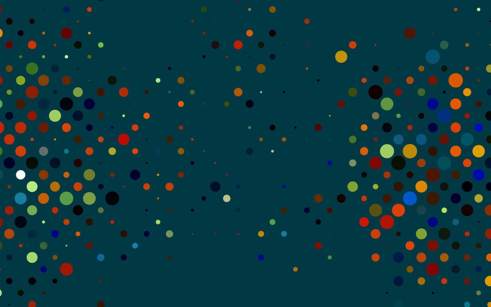 Light Multicolor, Rainbow vector layout with circle shapes.