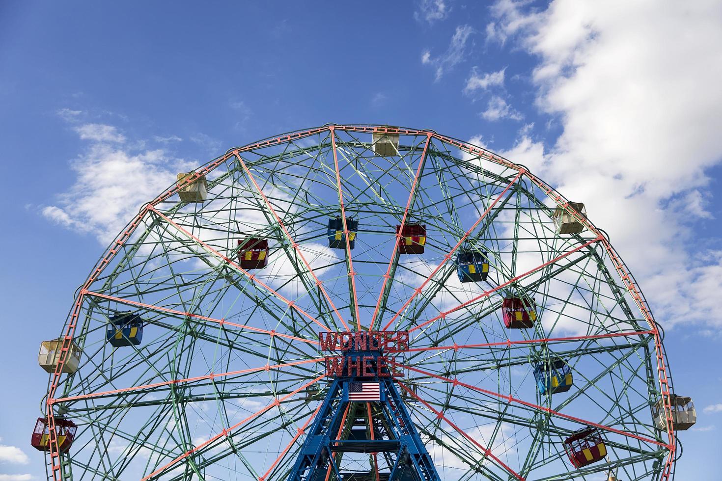 NEW YORK, USA, AUGUST 23, 2017 - Unidentified people at Luna Park in Coney island, New York. Luna Park is opened in 2010 former site of Astroland. photo