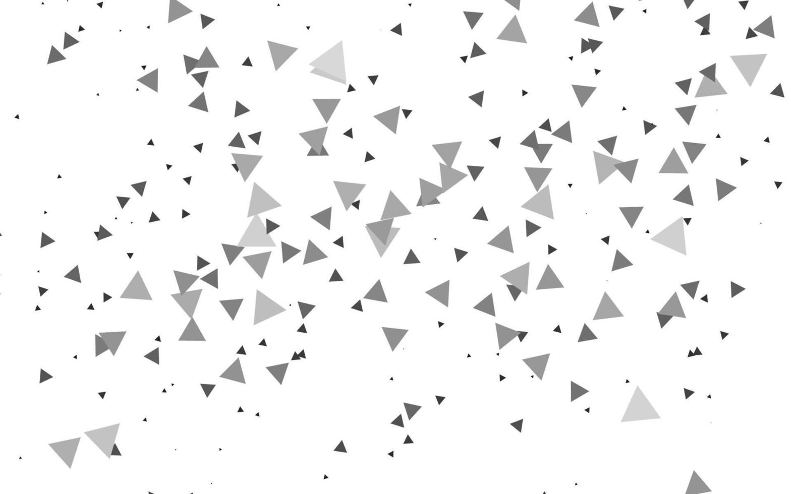 Light Silver, Gray vector background with triangles.