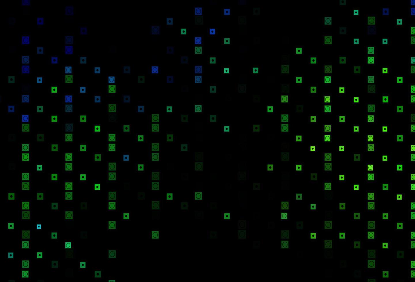 Dark Blue, Yellow vector layout with lines, circles.