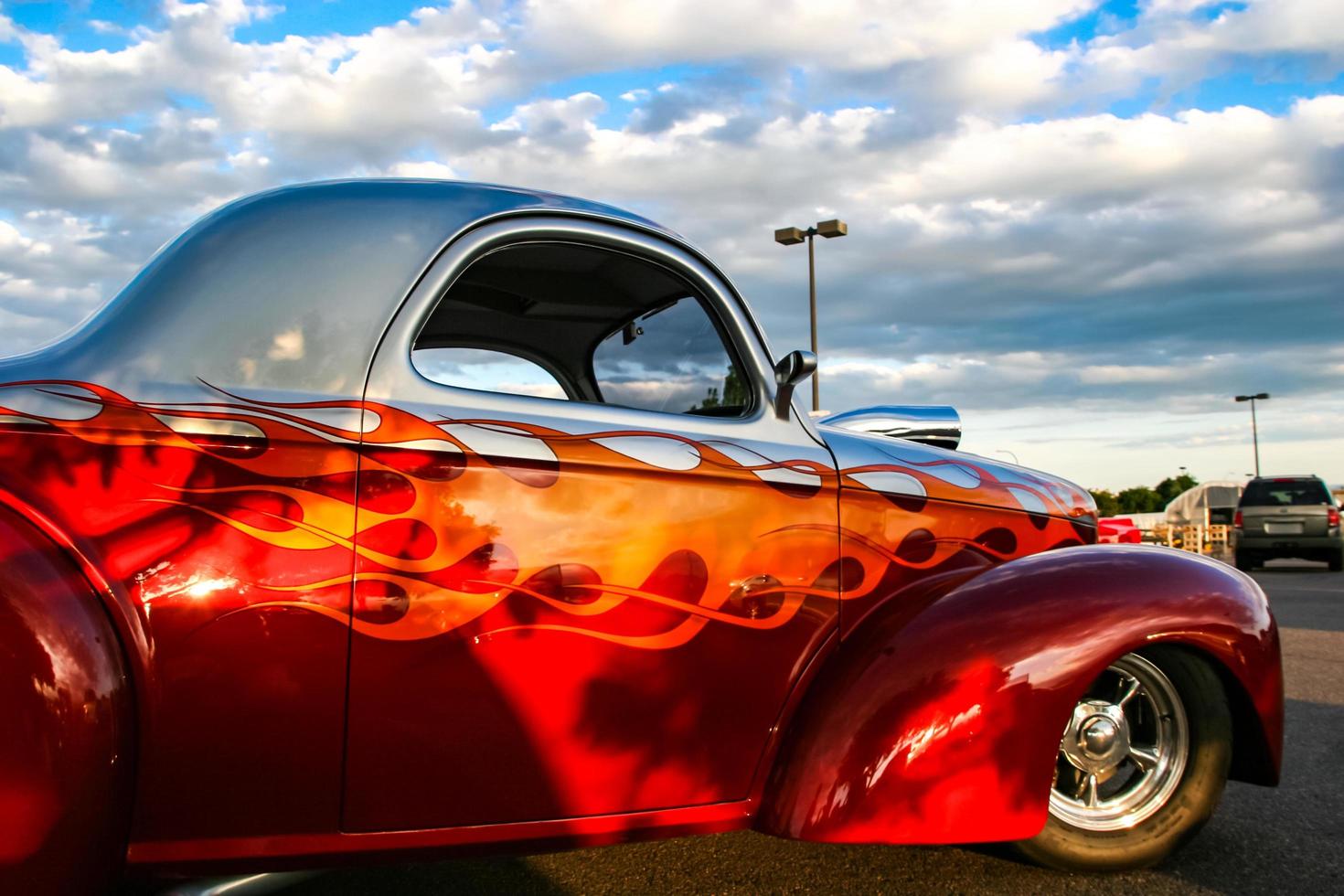 denver, estados unidos, 19 de junio de 2008 - coche clásico en el burger king classic car show en denver. Los espectáculos de autos clásicos de Burger King son gratuitos todos los jueves por la noche durante todo el verano. foto