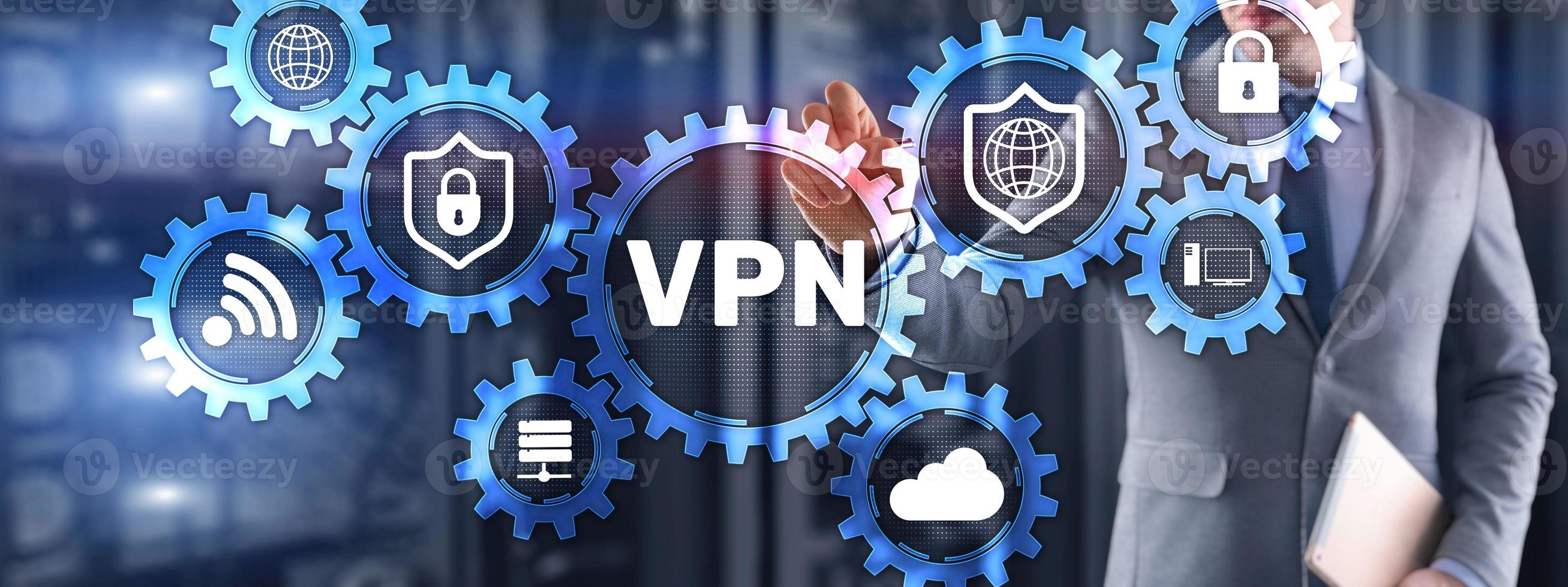 VPN virtual private network proxy and ssl concept photo