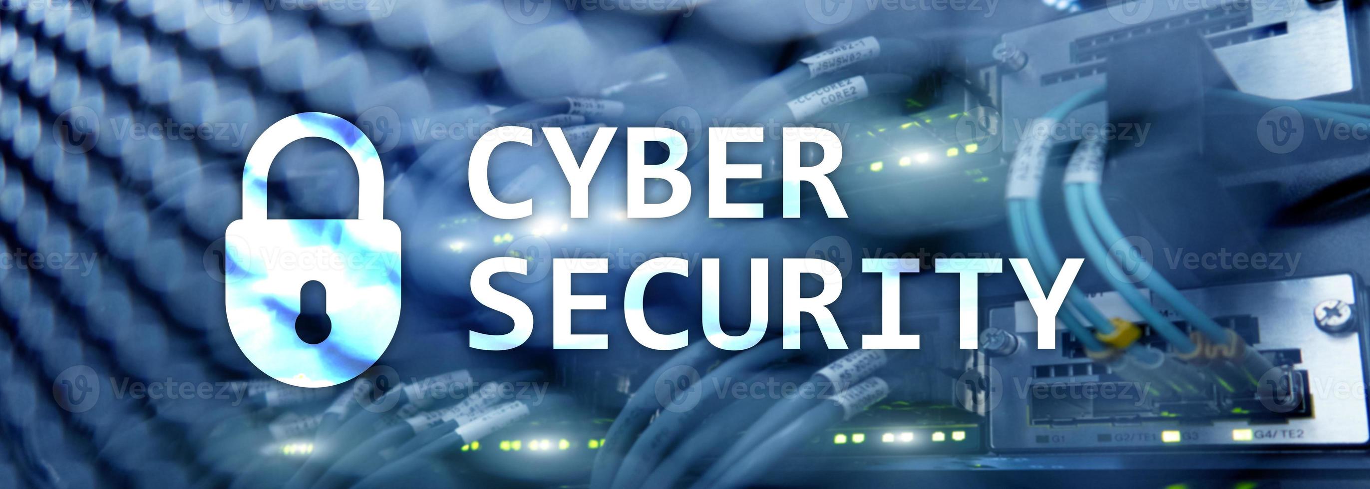 Cyber security, data protection,information privacy. Internet and technology concep photo