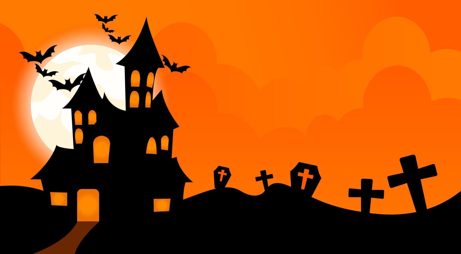 fondos de halloween espeluznantes vector