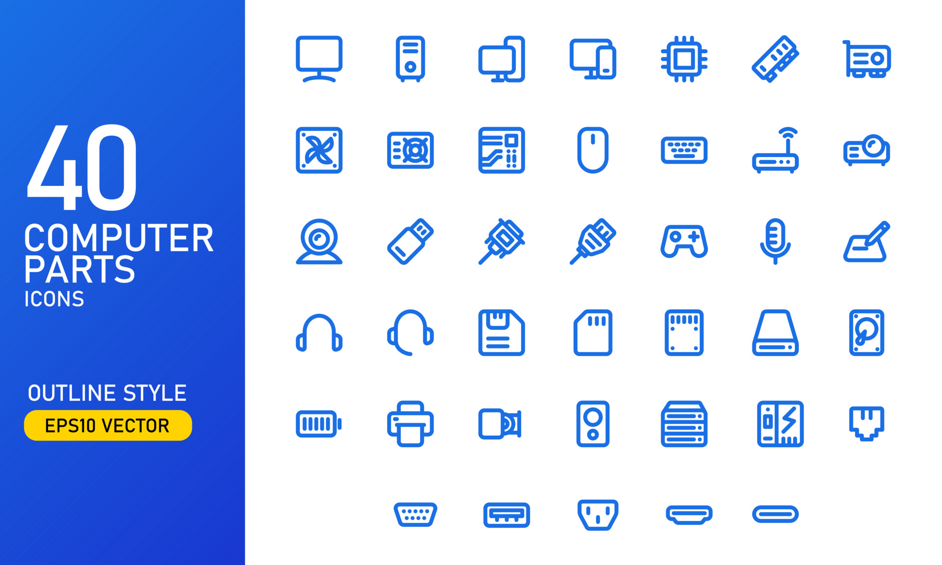 Computer Components Vector Art Icons And Graphics For Free Download