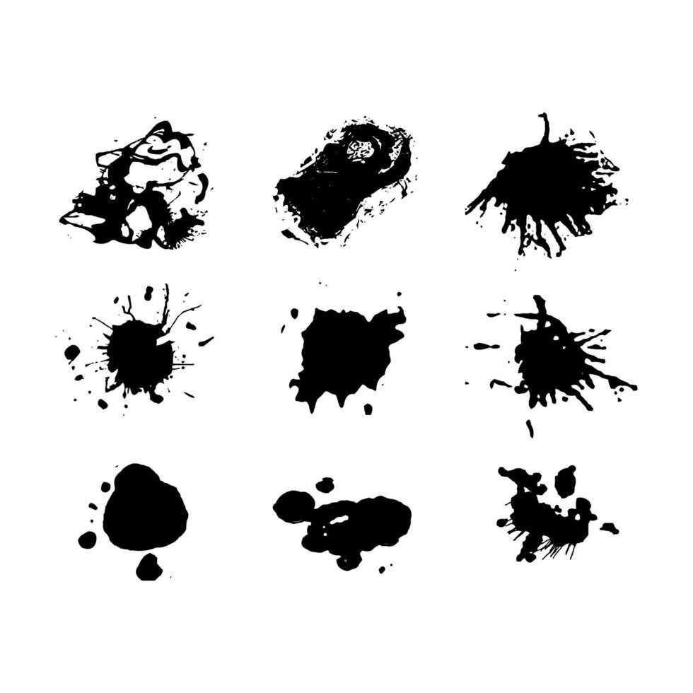 paint brush strokes, blood splatter free vector