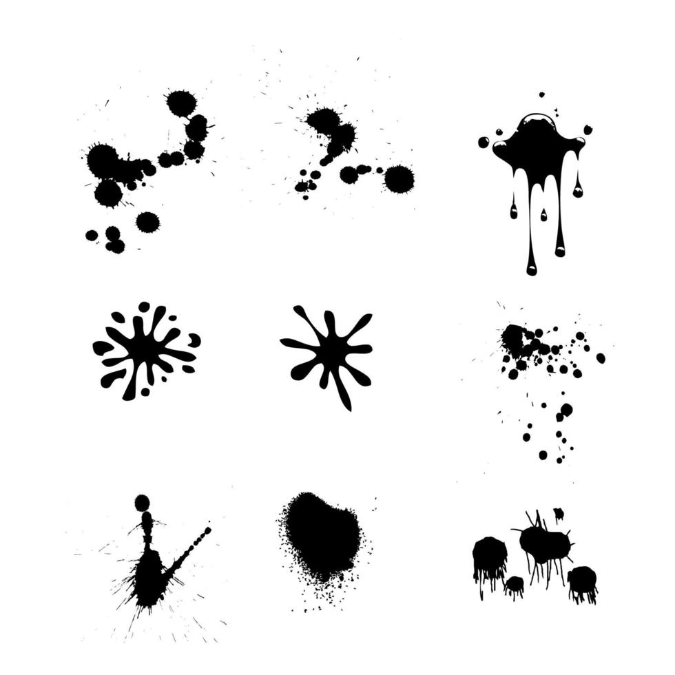 paint brush strokes, blood splatter free vector