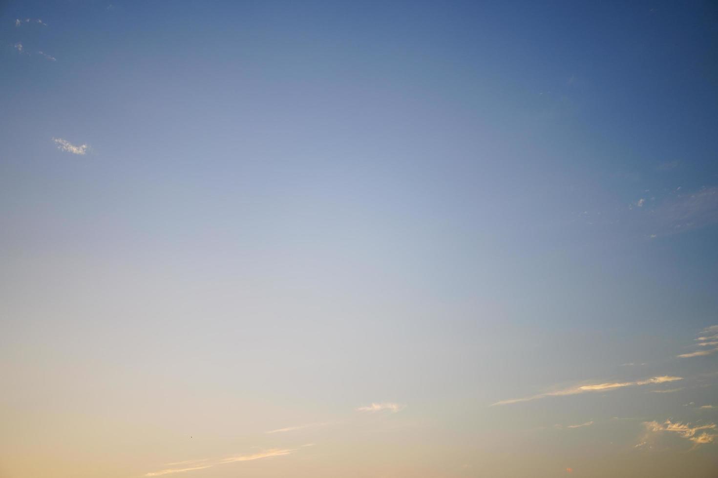 Natural background with sky and clouds photo