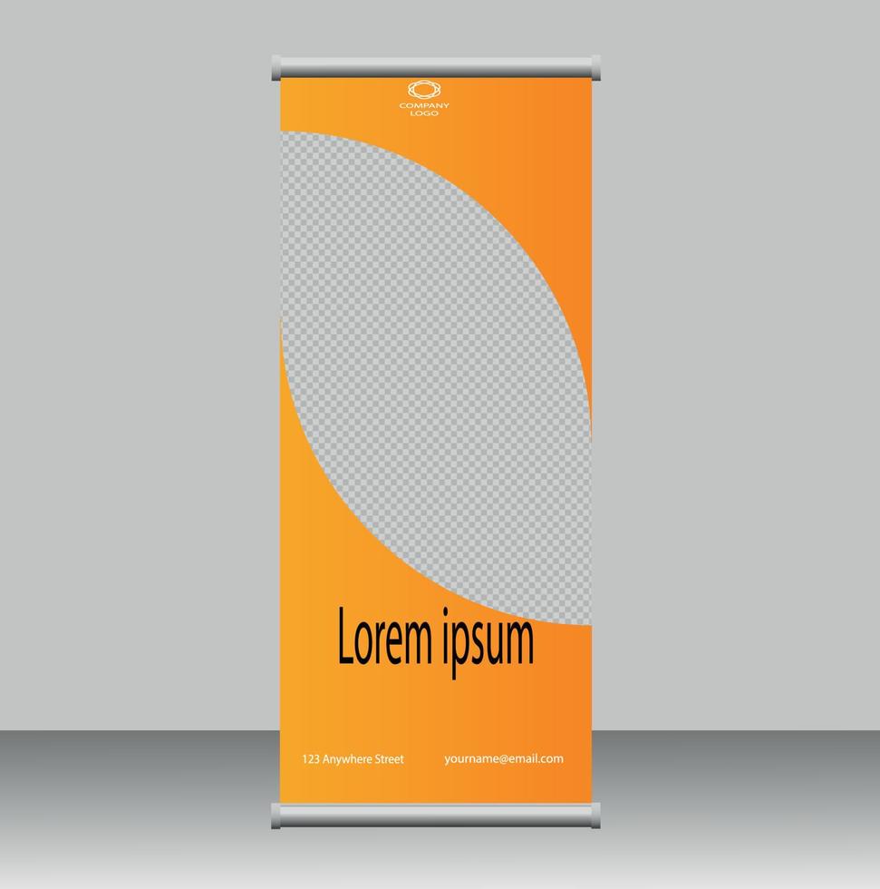 vector vector art roll up banner