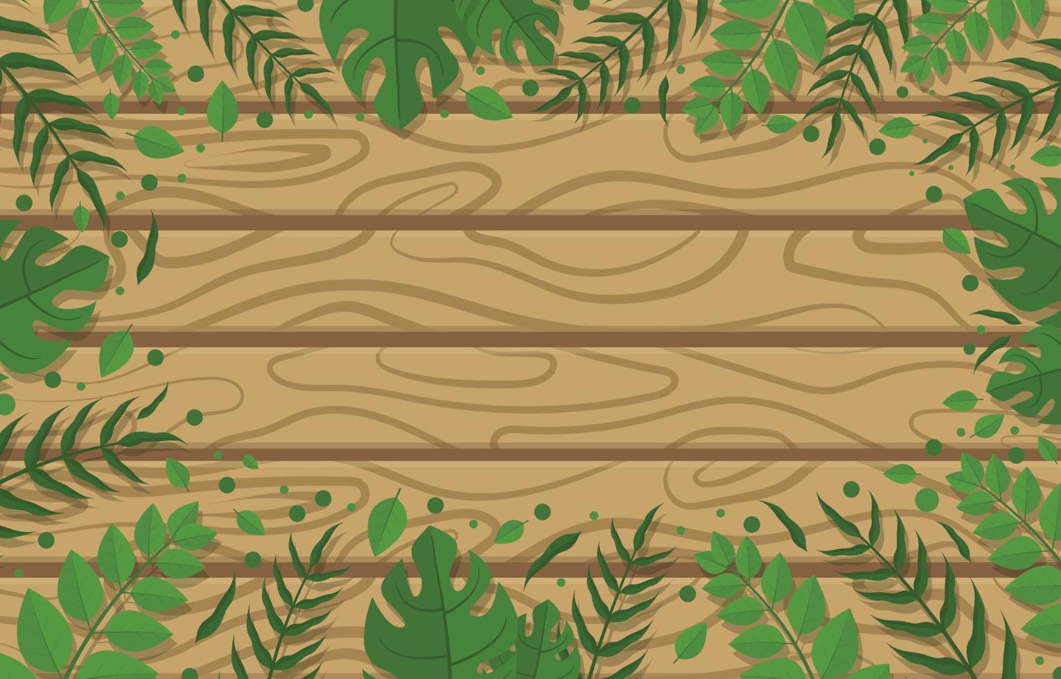 Wood Foliages Background vector
