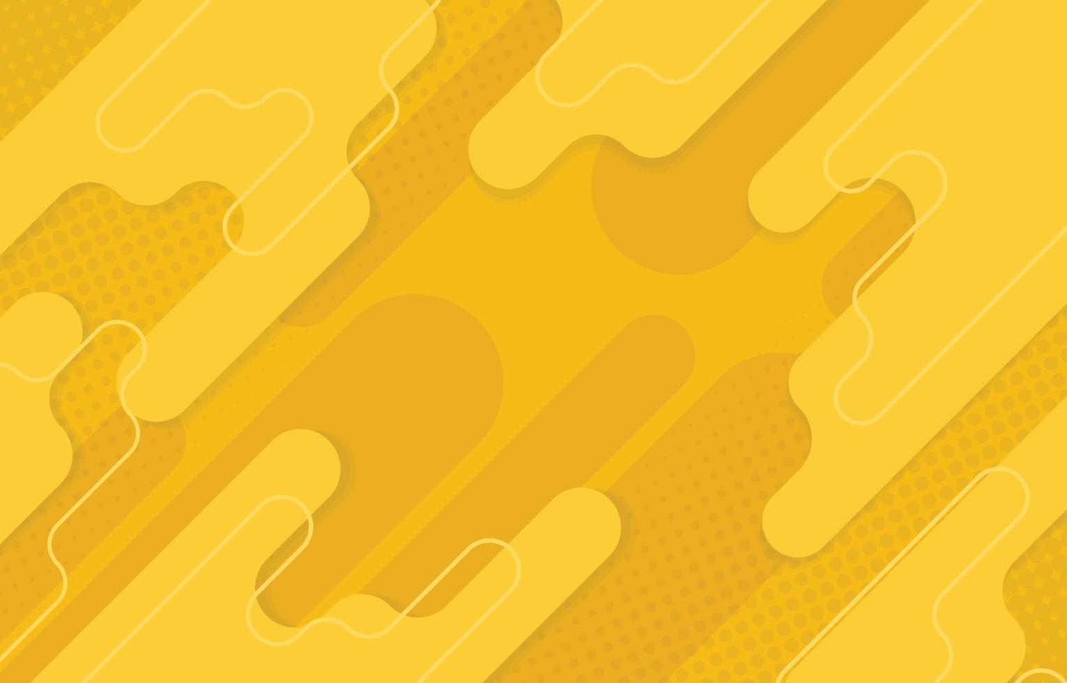 fondo fluido amarillo vector