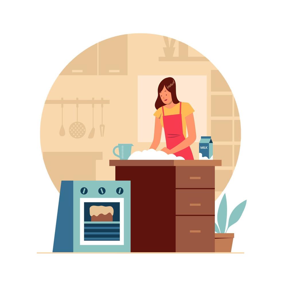 Homemade Baking Cooking Concept vector