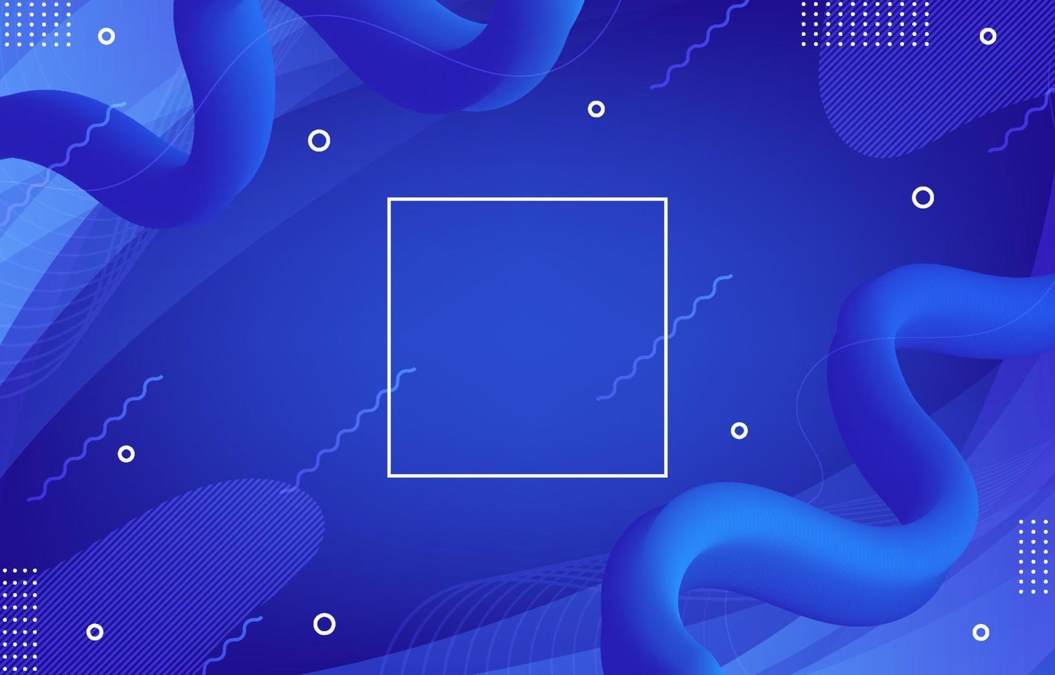 Modern Fluid Blue Background vector