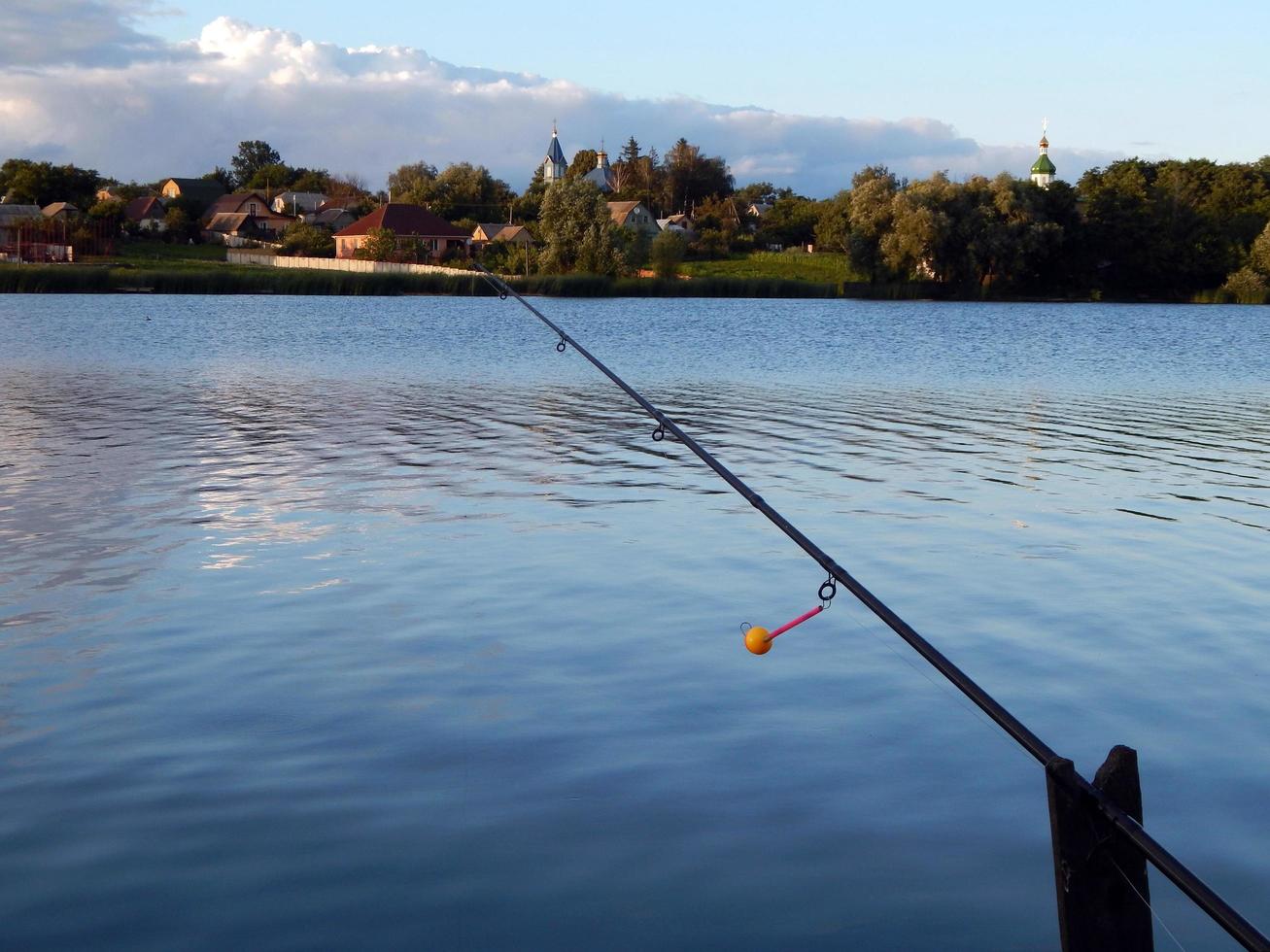 Fishing tackles for fishing rods, floats, nets photo