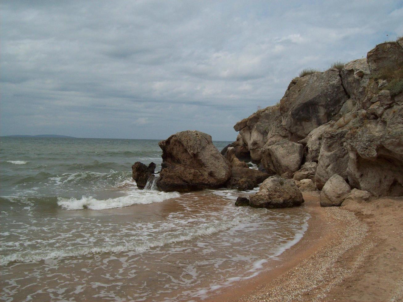 Travel to Crimea sea mountain landscape photo