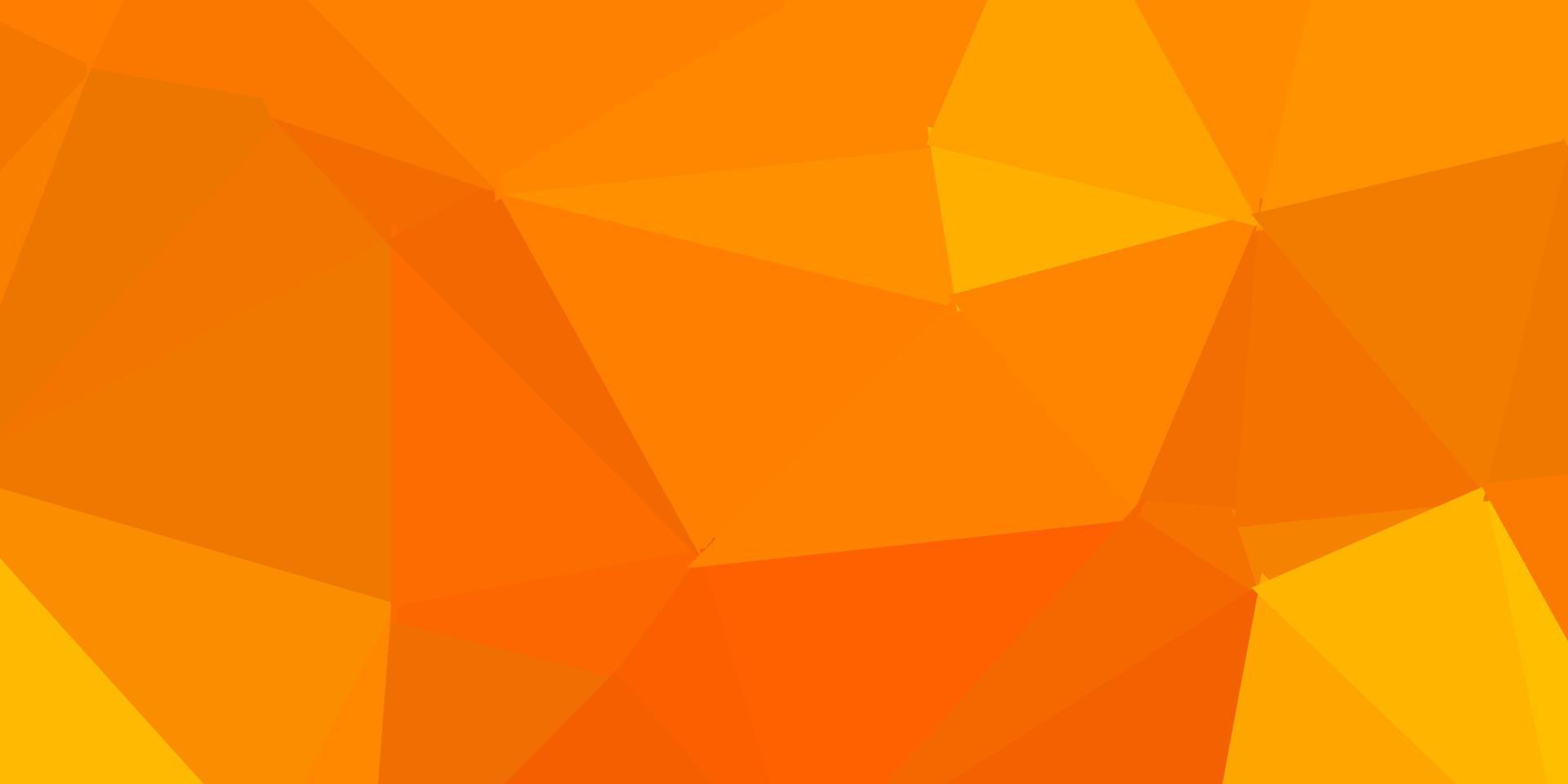 Dark green, yellow vector triangle mosaic wallpaper.