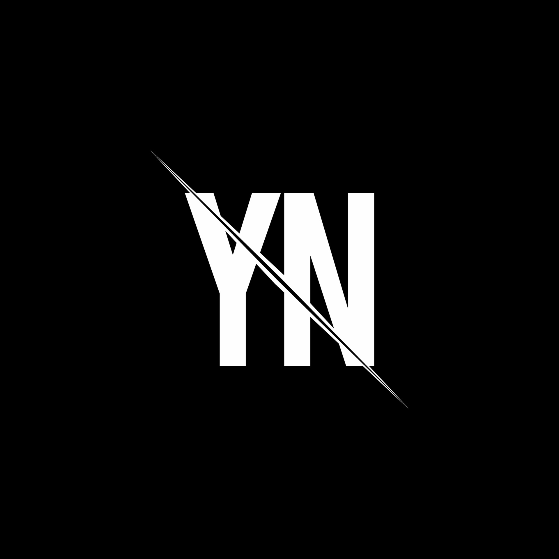 YN logo monogram with slash style design template 3740590 Vector Art at