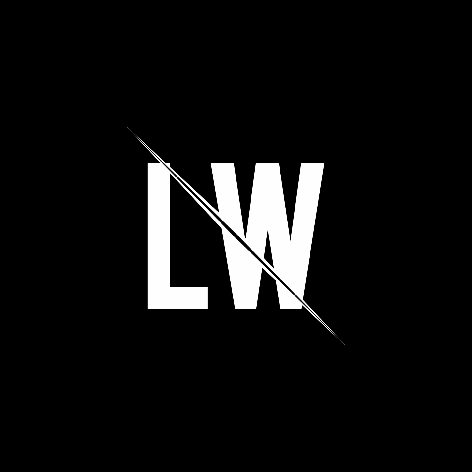 LW logo monogram with slash style design template 3741078 Vector Art at ...