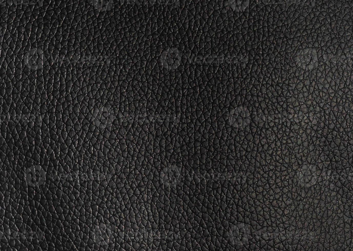 fondo de textura de cuero sintético negro foto