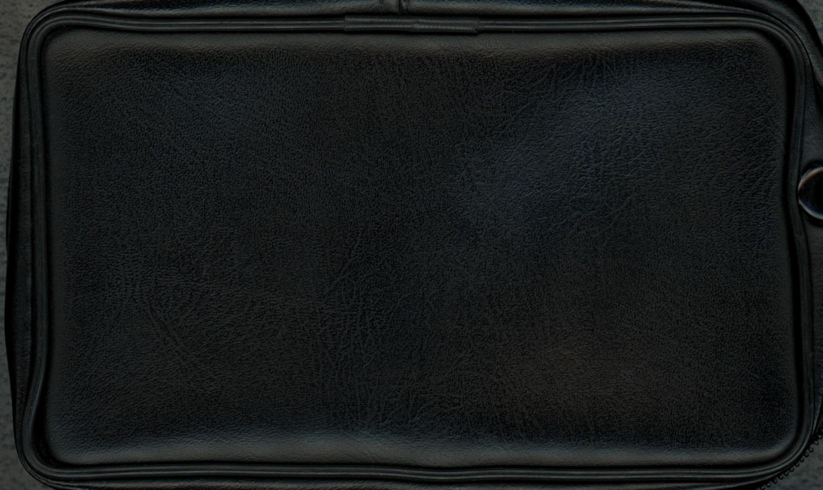 black leatherette texture background photo