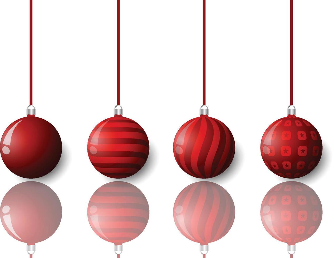 Red Christmas Ornament vector