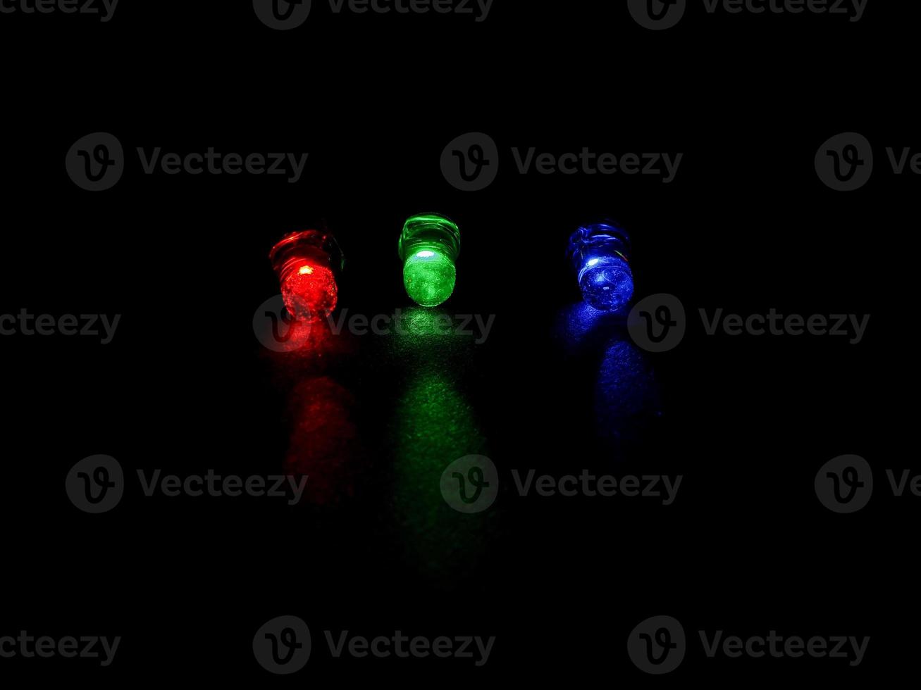 red green and blue led photo