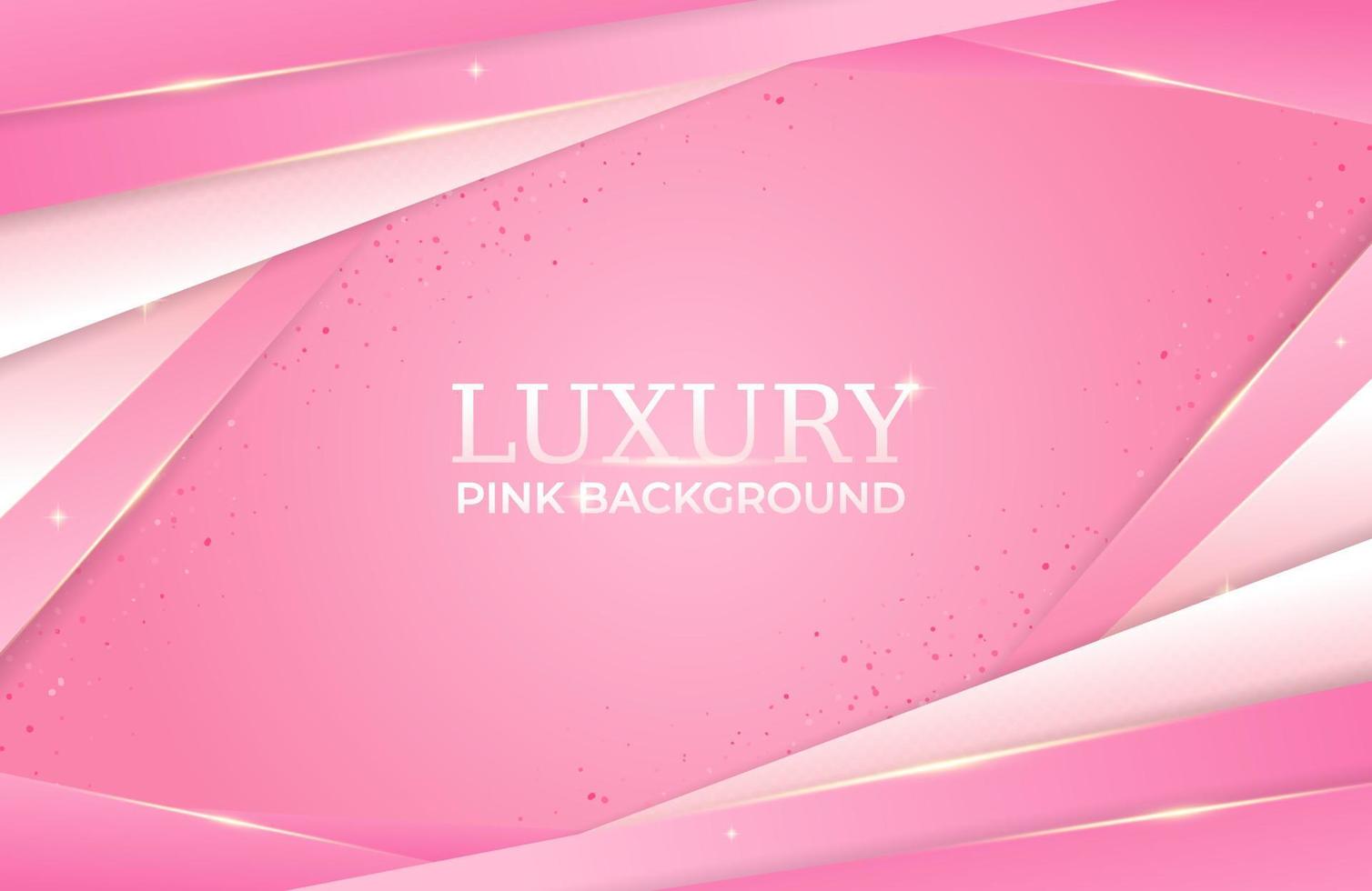 Luxury Pink Background Gradient Elegant Abstract Shape vector