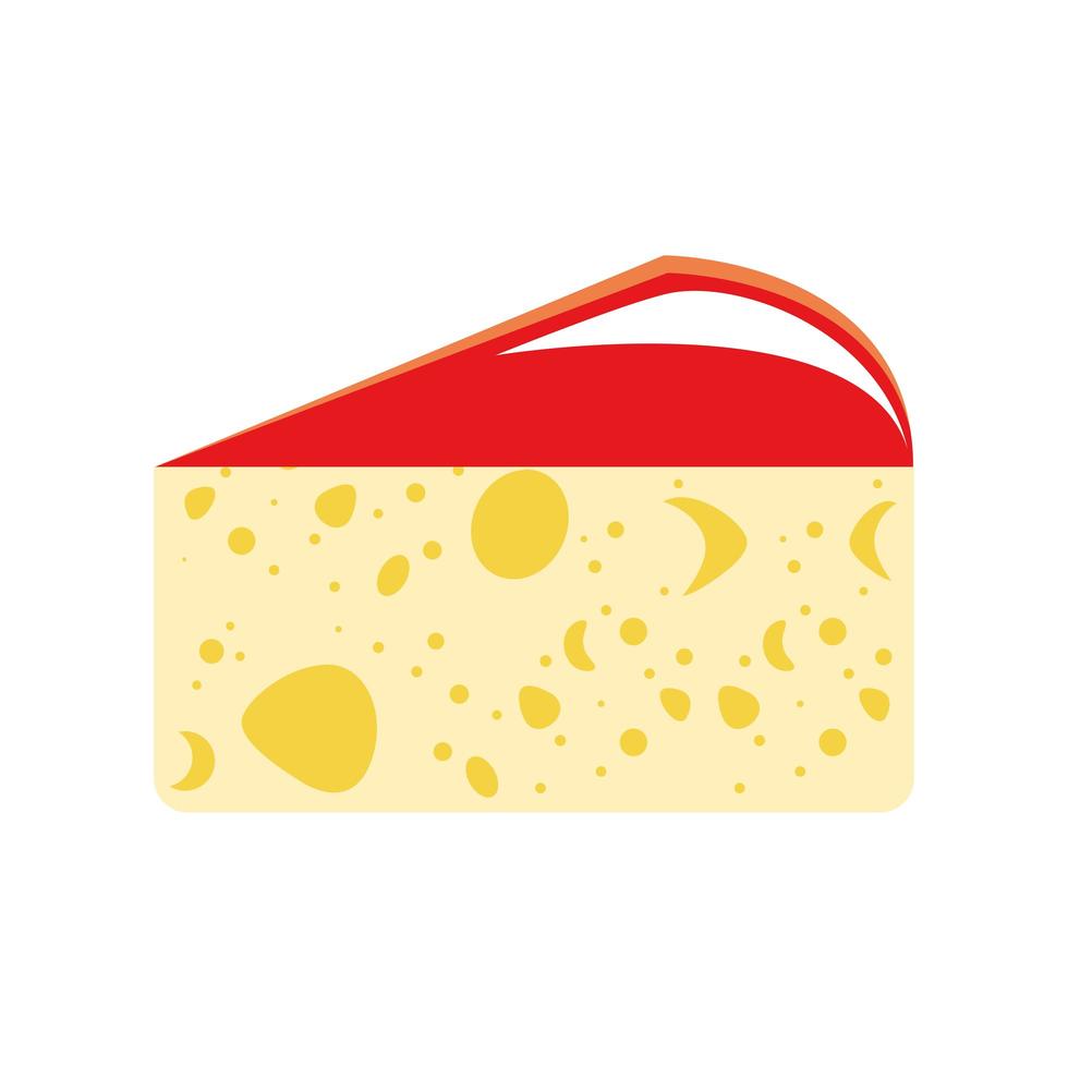 cheese appetizer snack vector