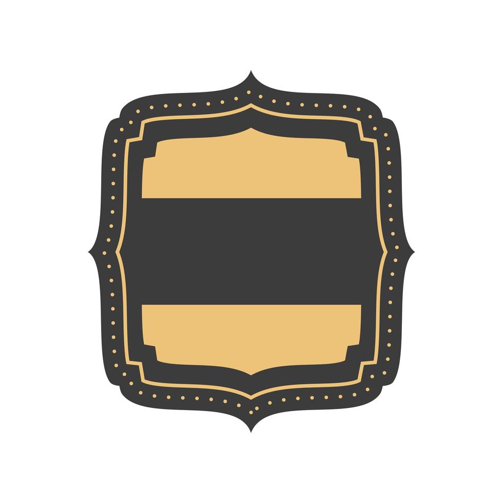 vintage label empty vector