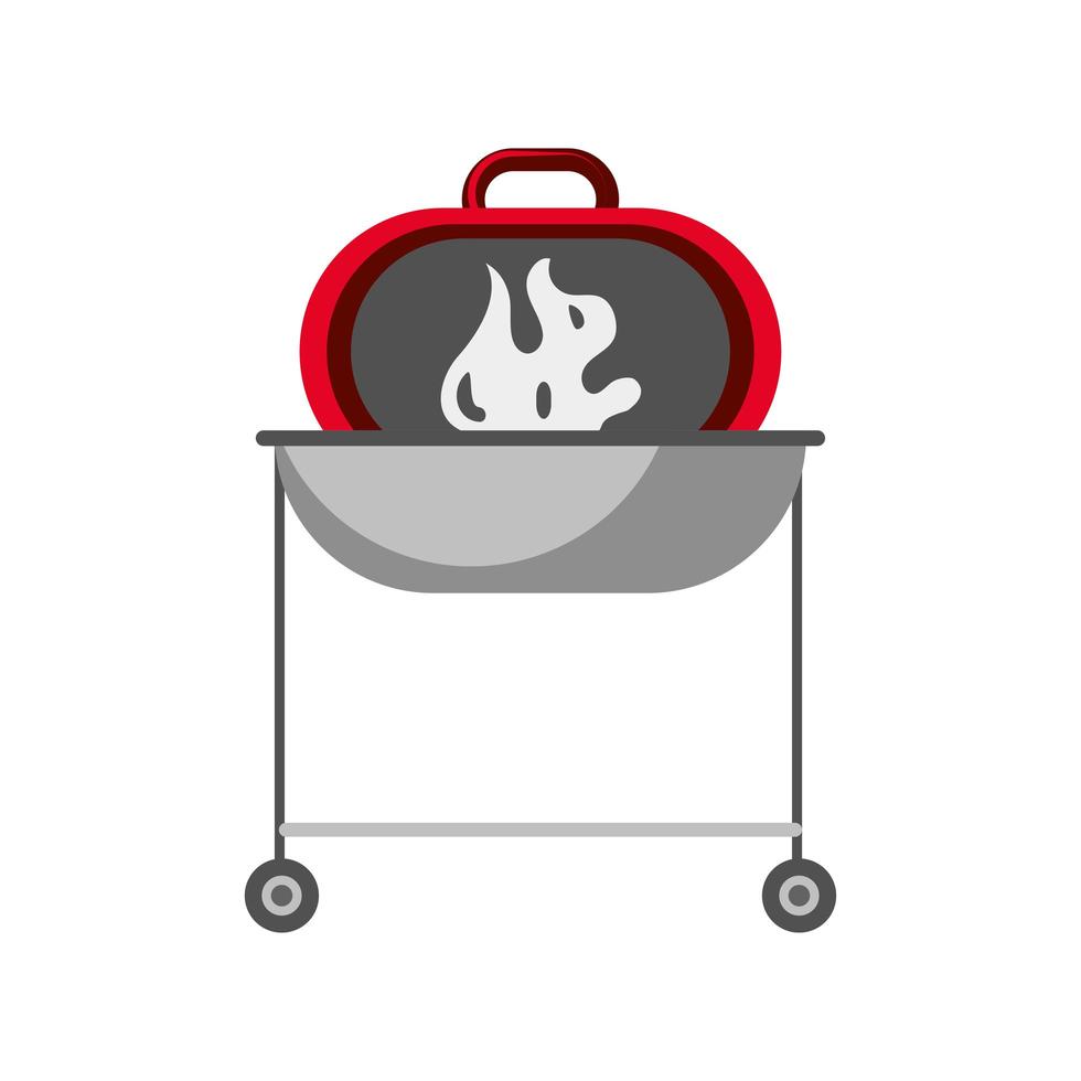 barbecue grill smoker vector