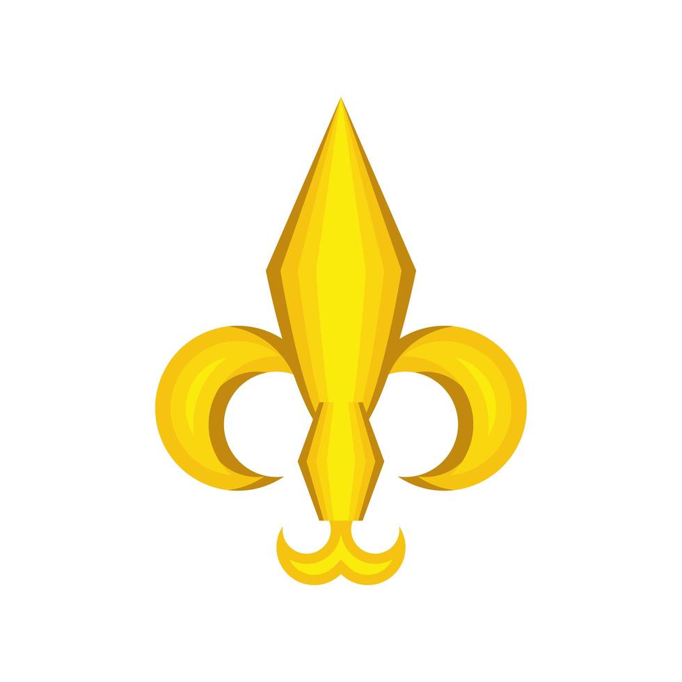 gold scroll ornament vector