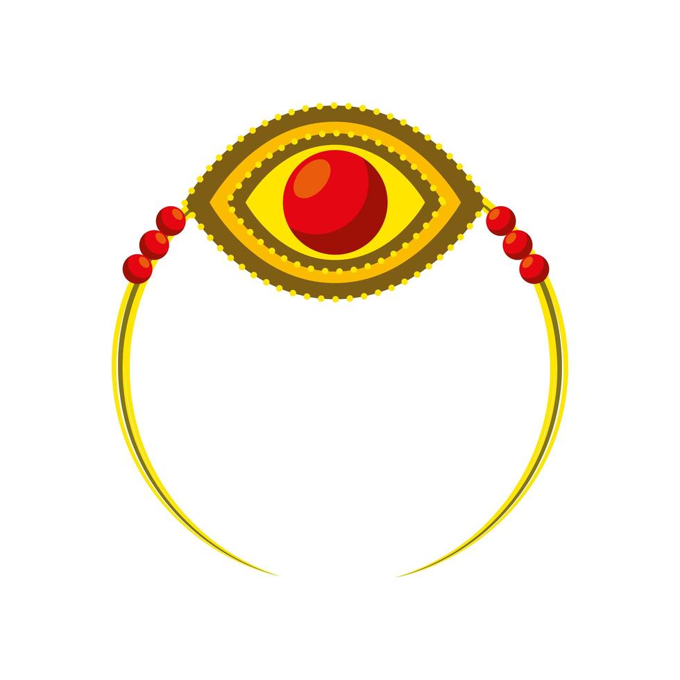 bracelet elegance style vector