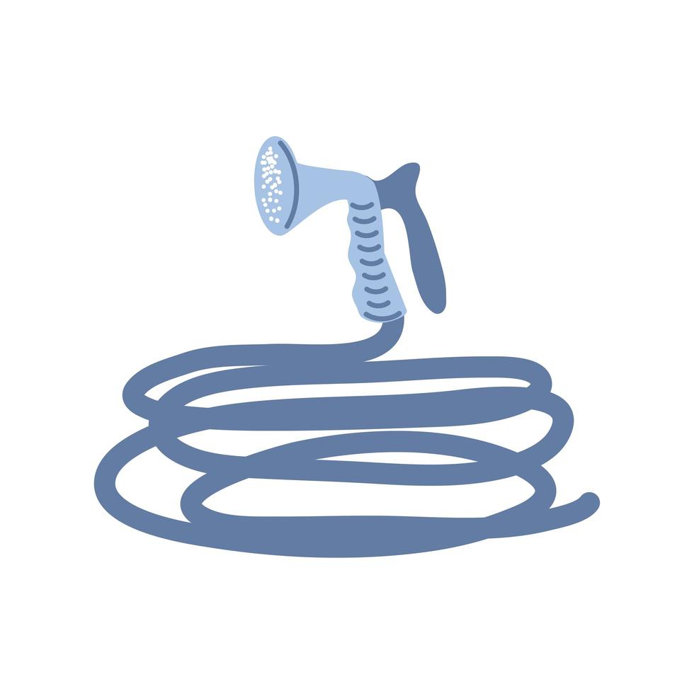 garden tool hose vector