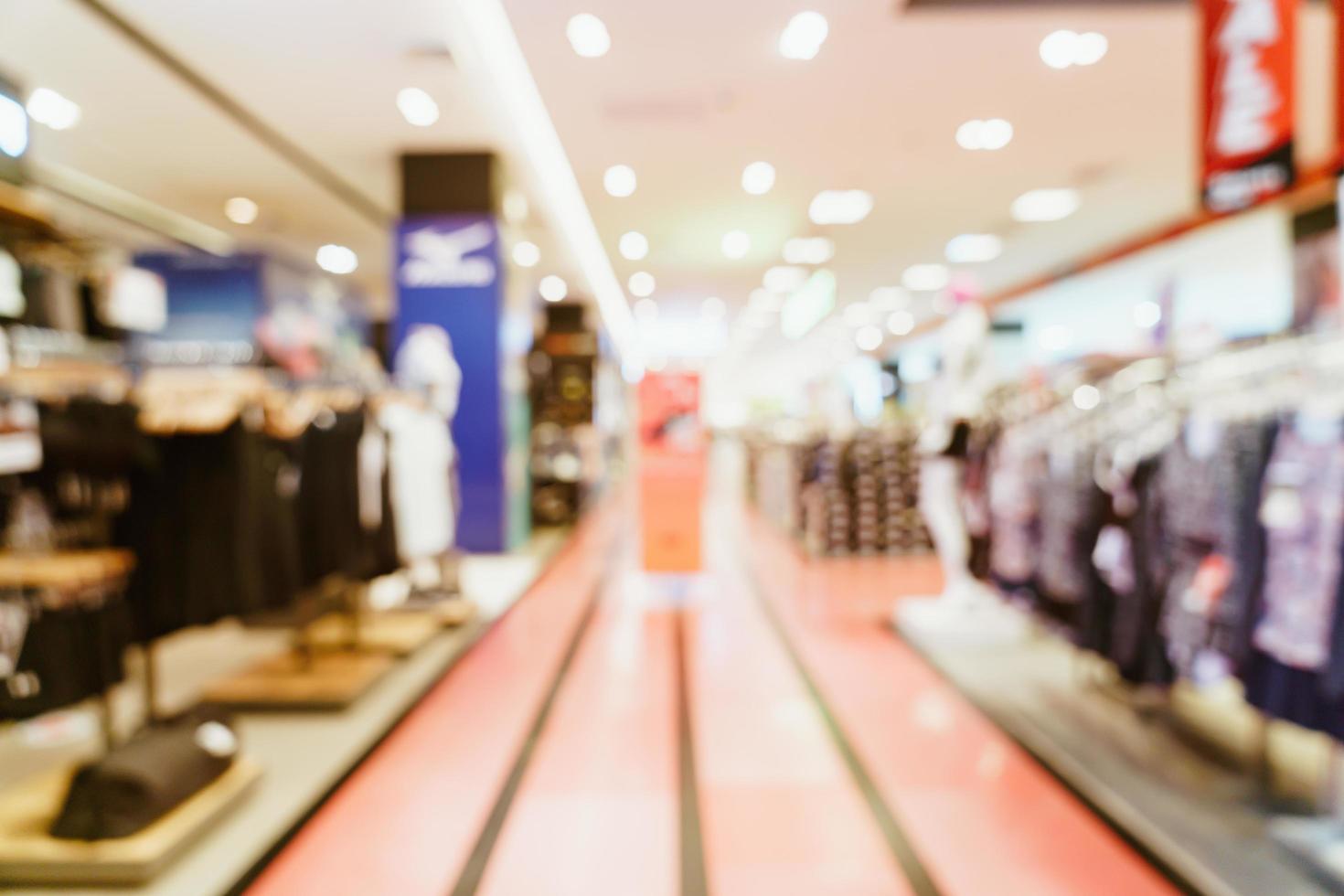 abstract blur shop and retail store in shopping mall photo