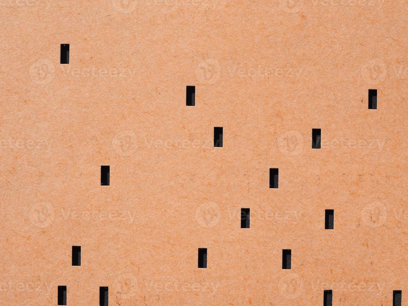 orange punched card for programming photo