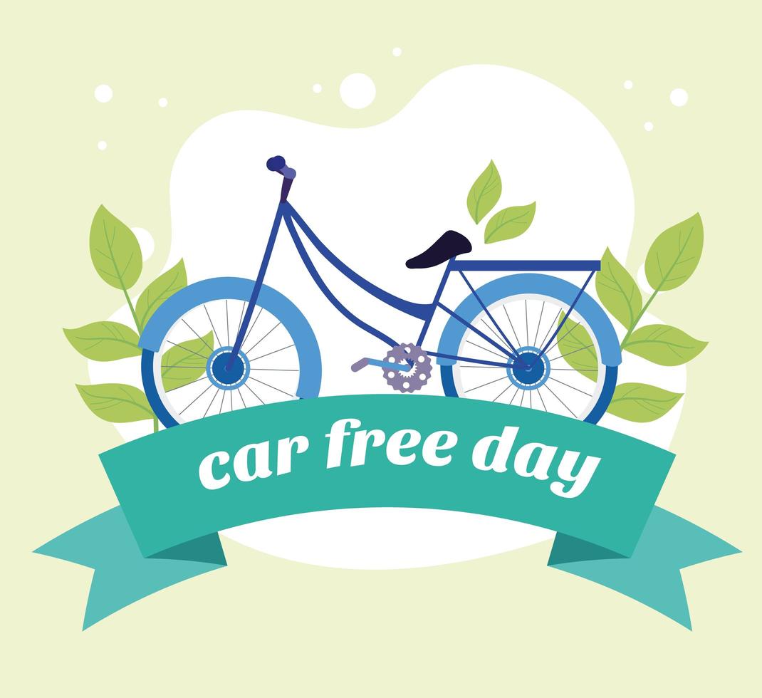 car free day vector