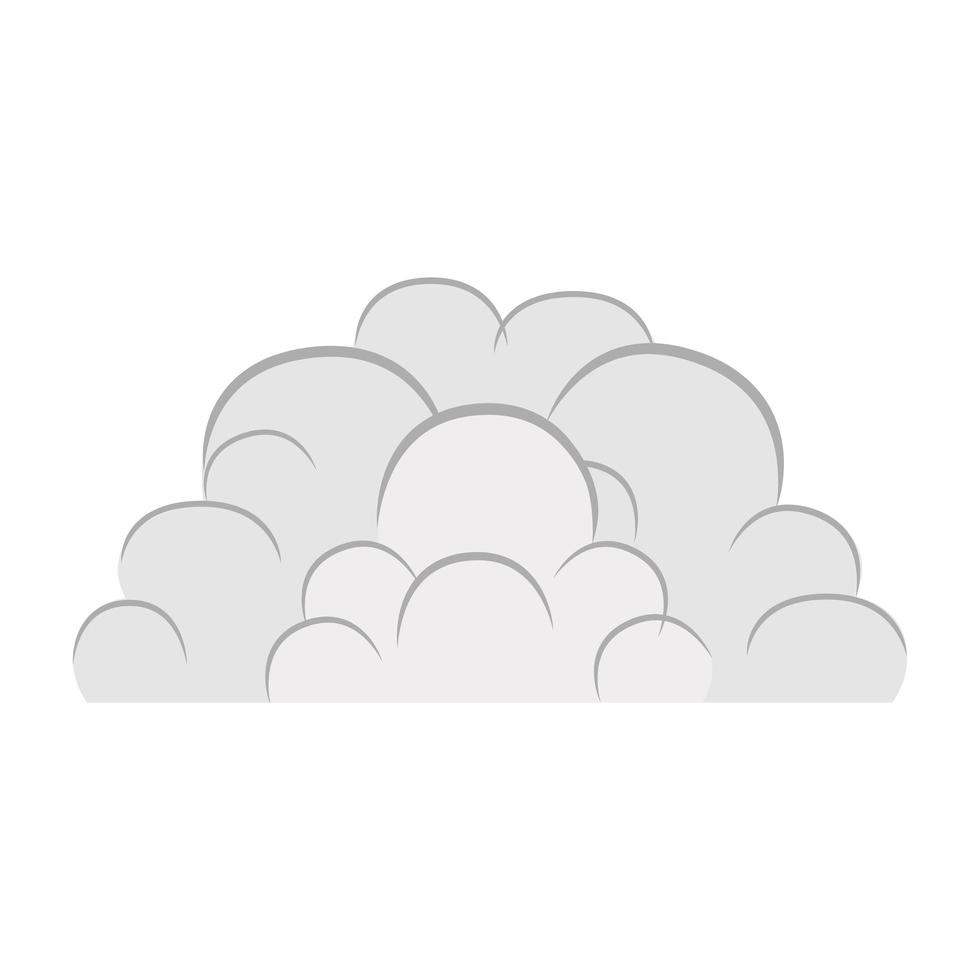 weather cloud soft nature meteorology and forecast vector