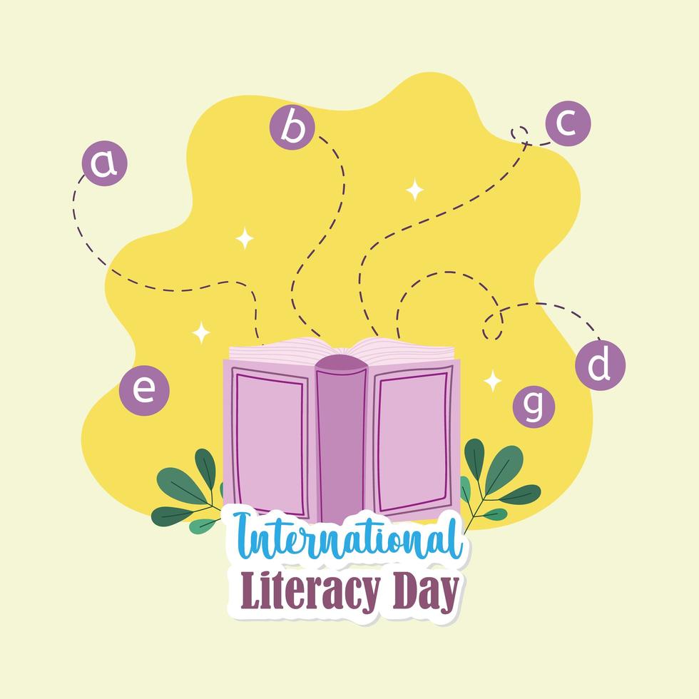 international literacy day vector