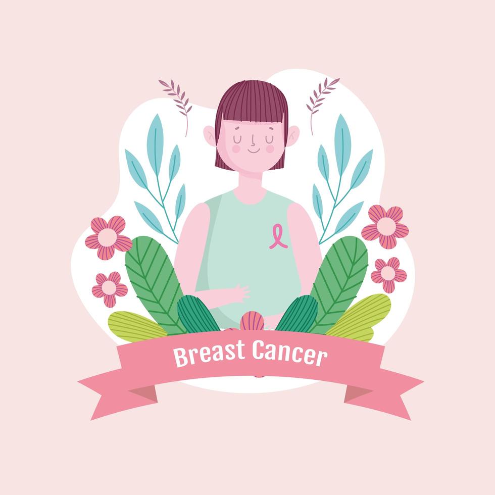 breast cancer awareness banner vector