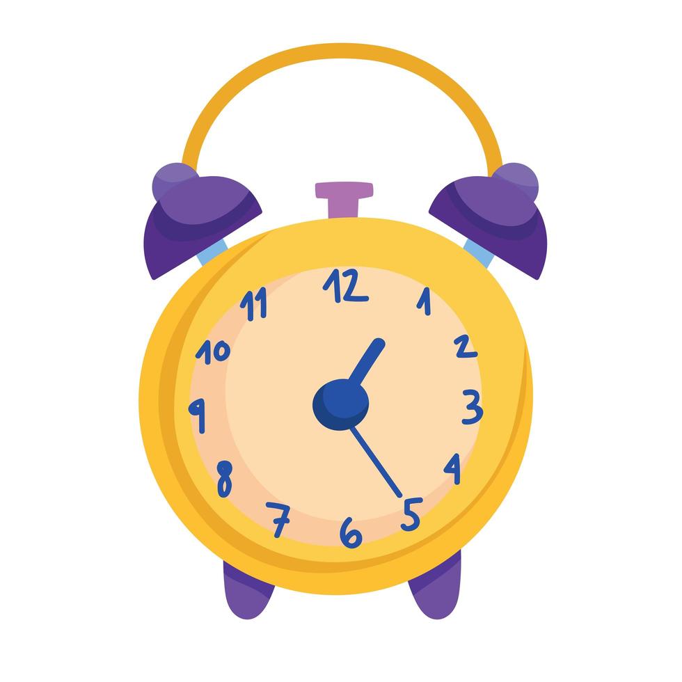 clock icon isolated vector design