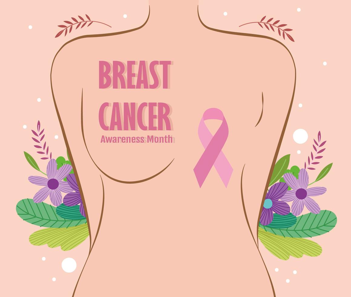 breast cancer awareness month vector